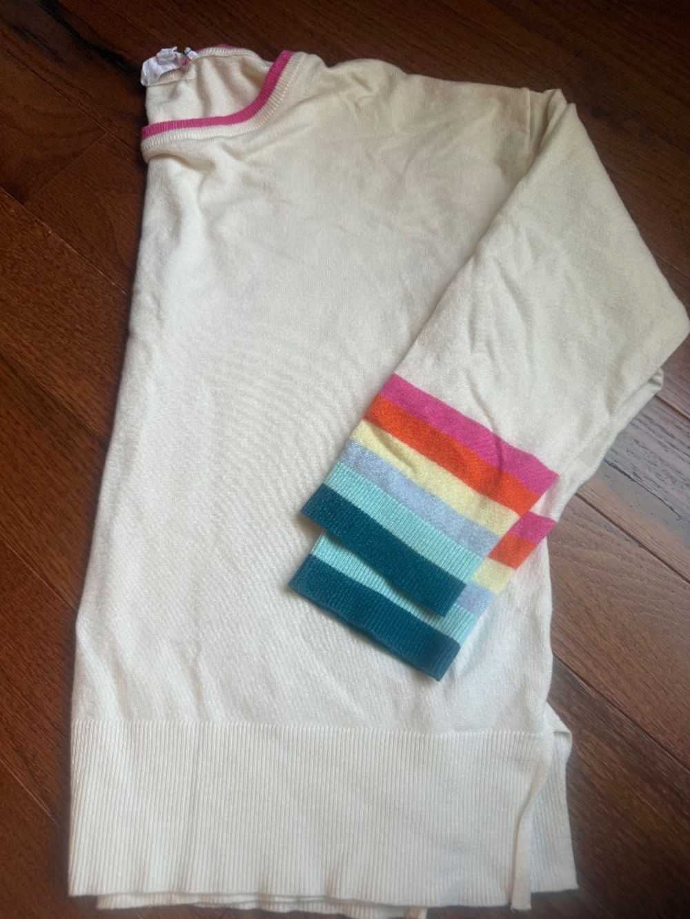 THML Women Cream Sweater